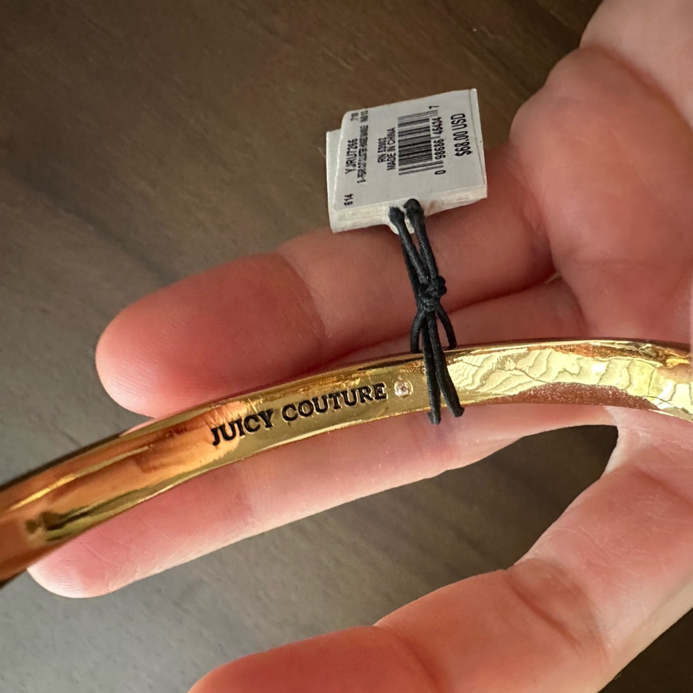 Juicy Couture Pear Cut Cluster Hinge Bracelet NWT - Picture 9 of 16